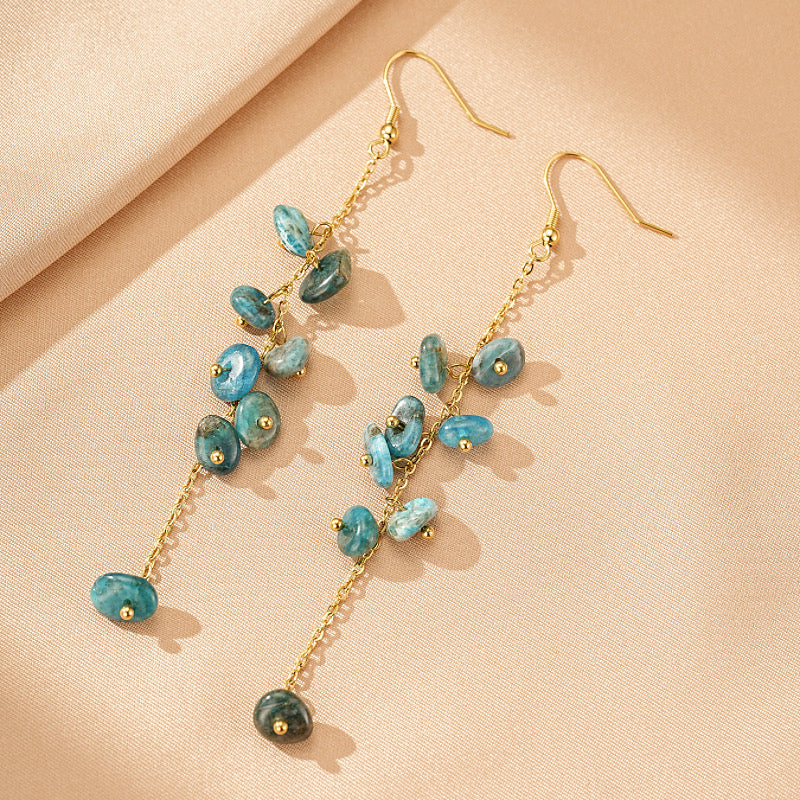 Amethyst and Apatite Earrings – Gentle Harmony