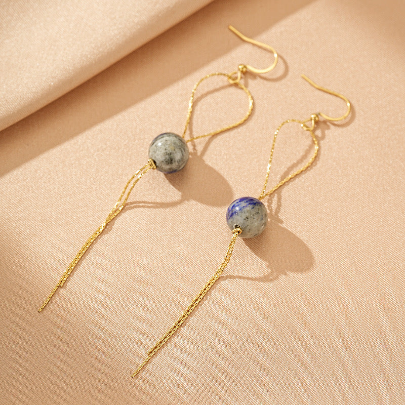 Boucles d'Oreilles Lapis Lazuli – Scintillement Céleste