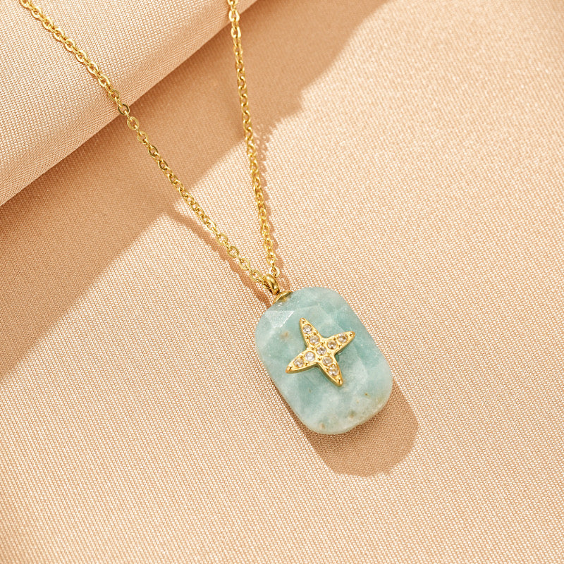 Collier Pierres Naturelles – Éclat Mystérieux