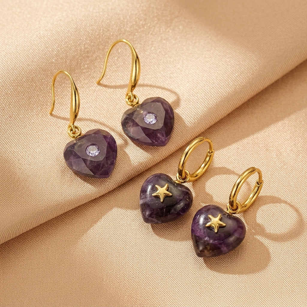 Amethyst Earrings – Loving Sparkle