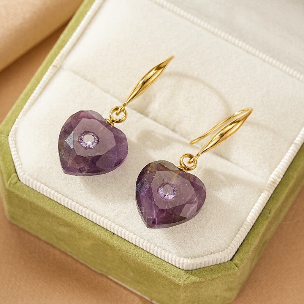 Amethyst Earrings – Loving Sparkle