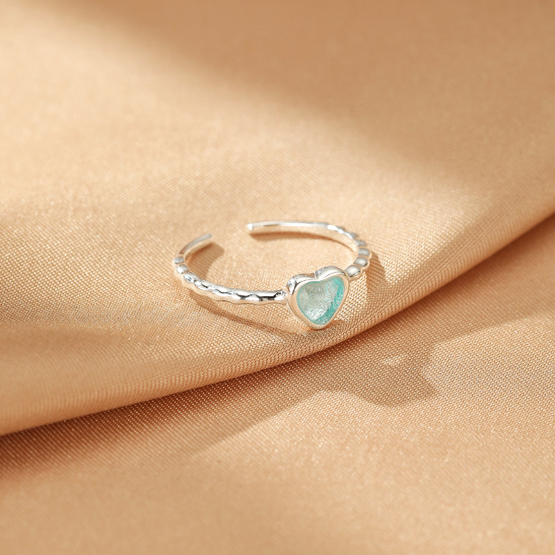 Bague Aigue-marine – Pureté Originelle, Argent