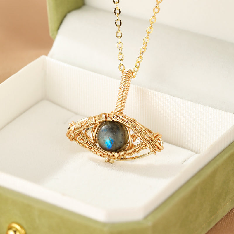 Labradorite Necklace – Mystical Eye