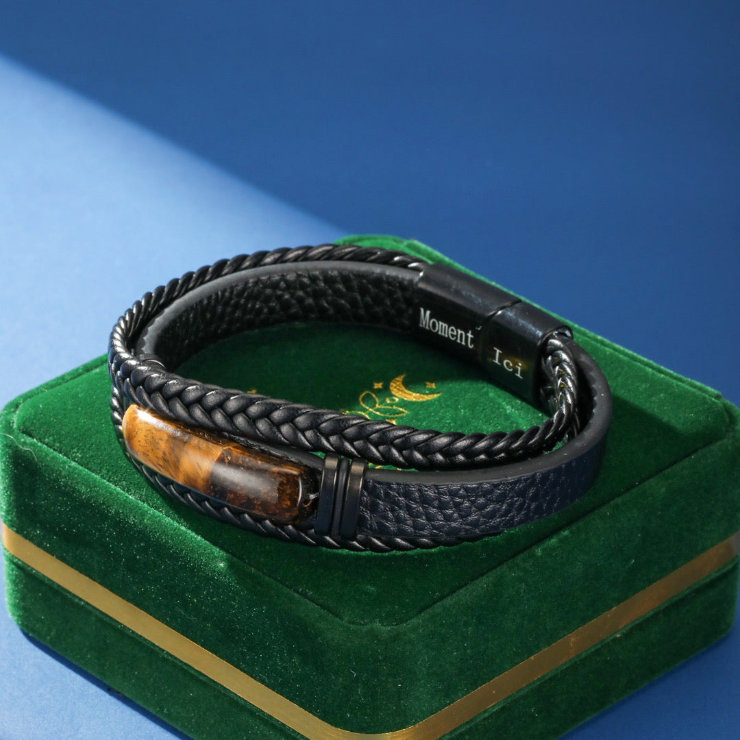 Bracelet Homme Cuir – Force Intérieure