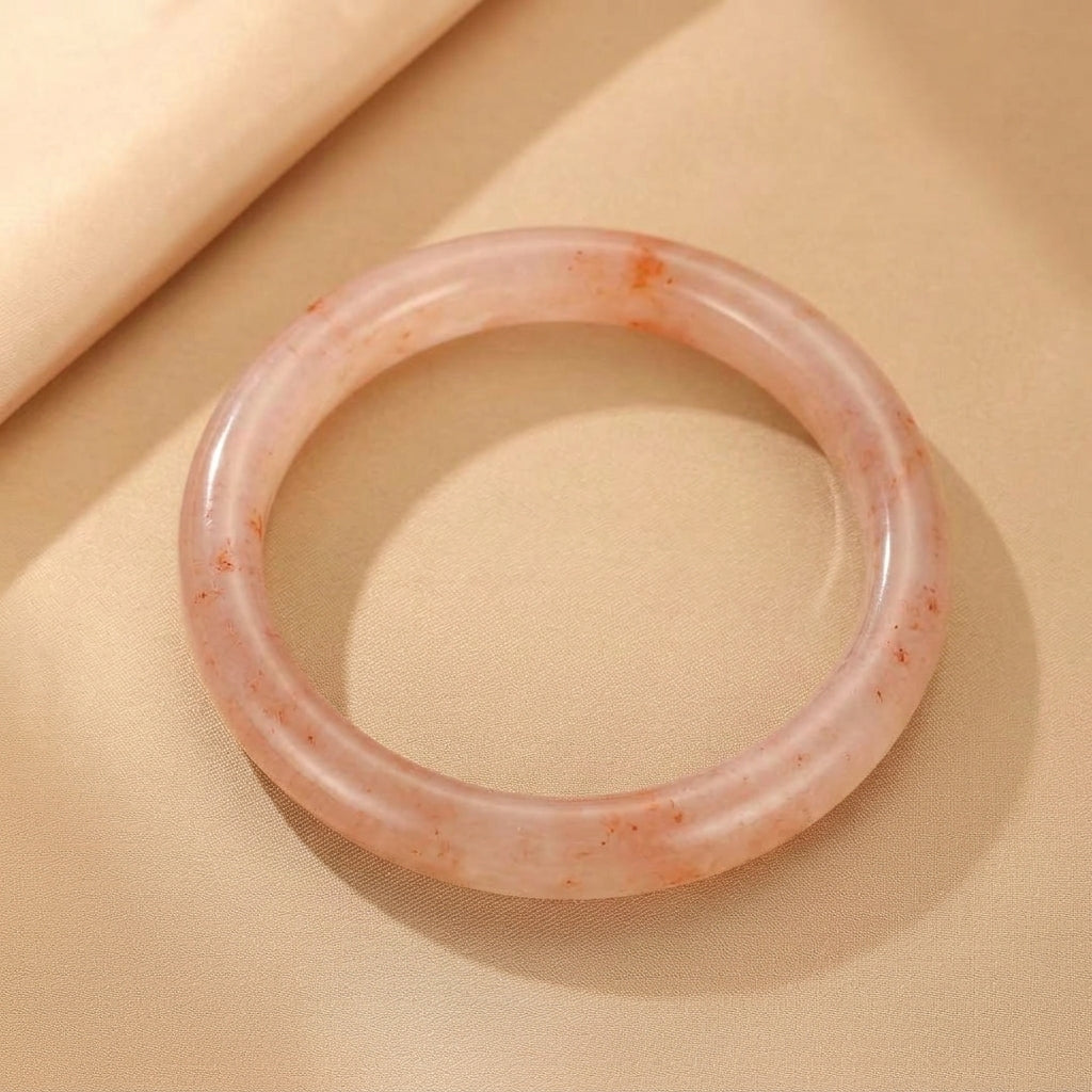 Bracelet Jonc Quartz Fraise – Eau de Printemps