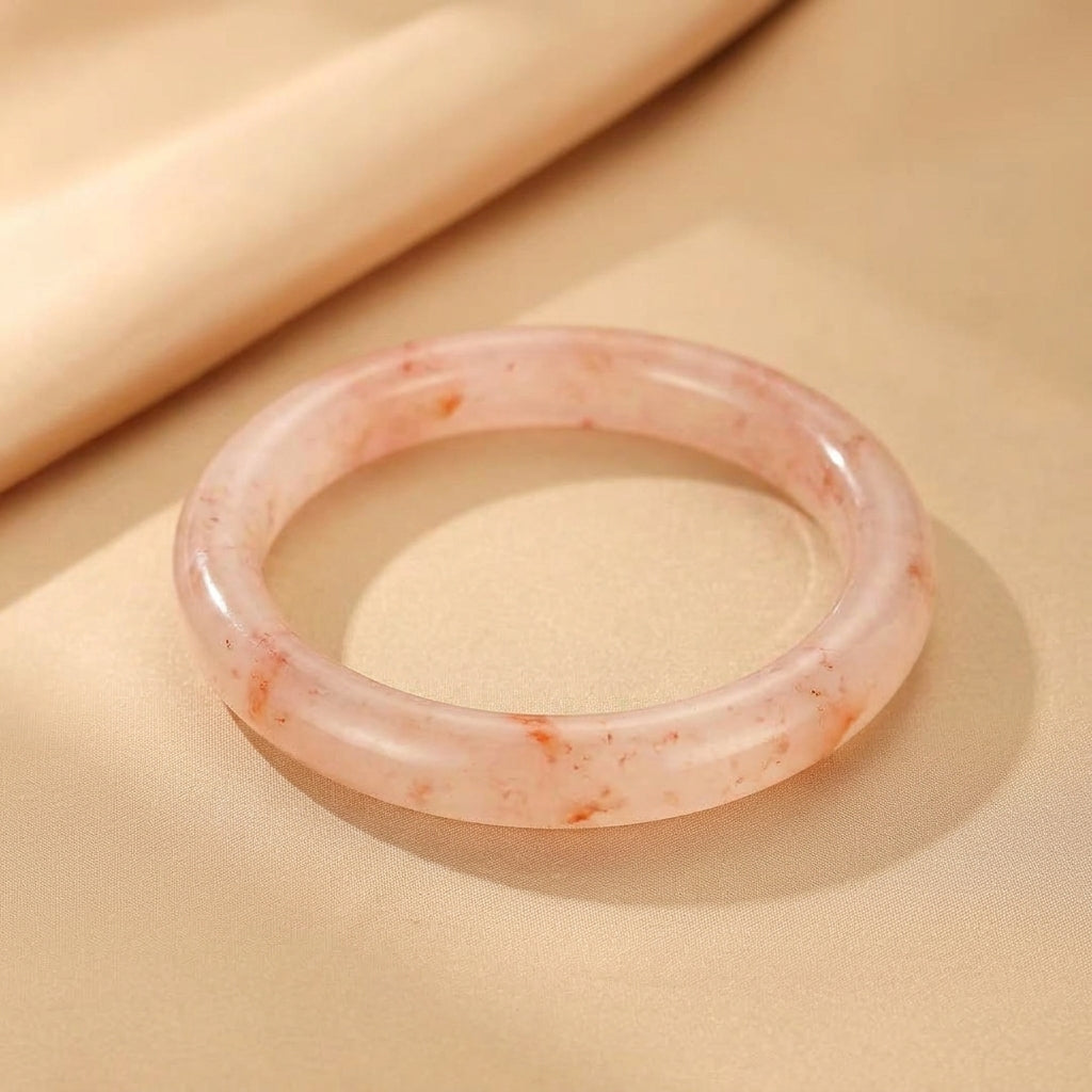 Bracelet Jonc Quartz Fraise – Eau de Printemps