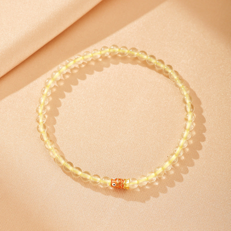 Bracelet Citrine – Poisson Porte-Bonheur