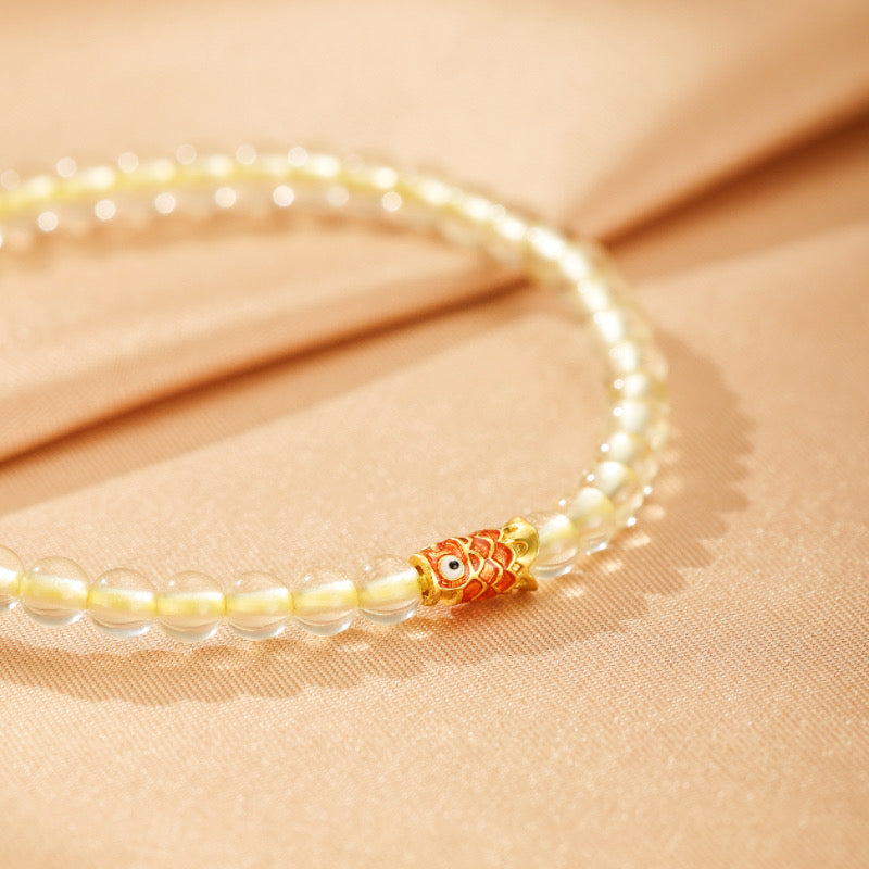 Bracelet Citrine – Poisson Porte-Bonheur