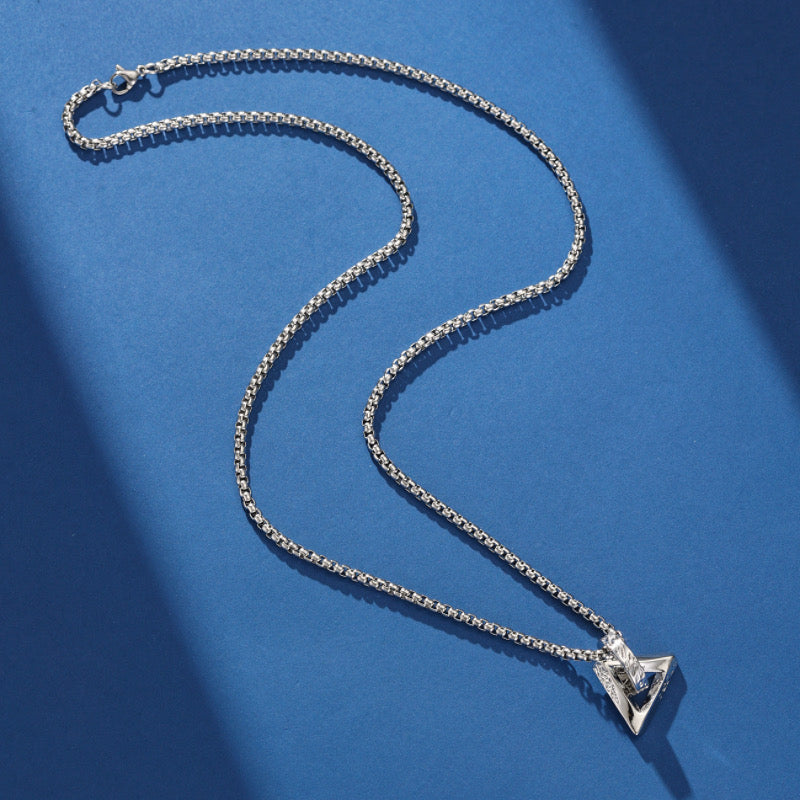 Collier Homme Infini – Force Géométrique