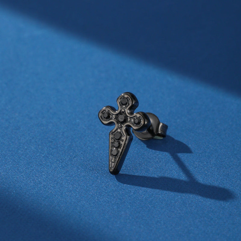 Men's Earrings – Gothic Cross
