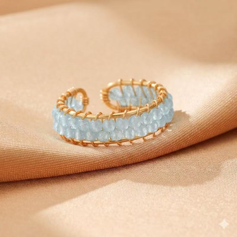 Bague Aigue marine – Trésor des Mers