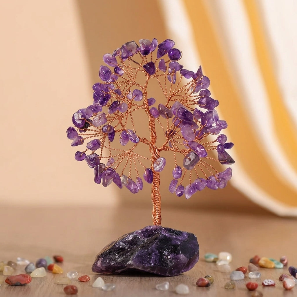 Arbre de Vie Pierres Naturelles – Sérénité Colorée