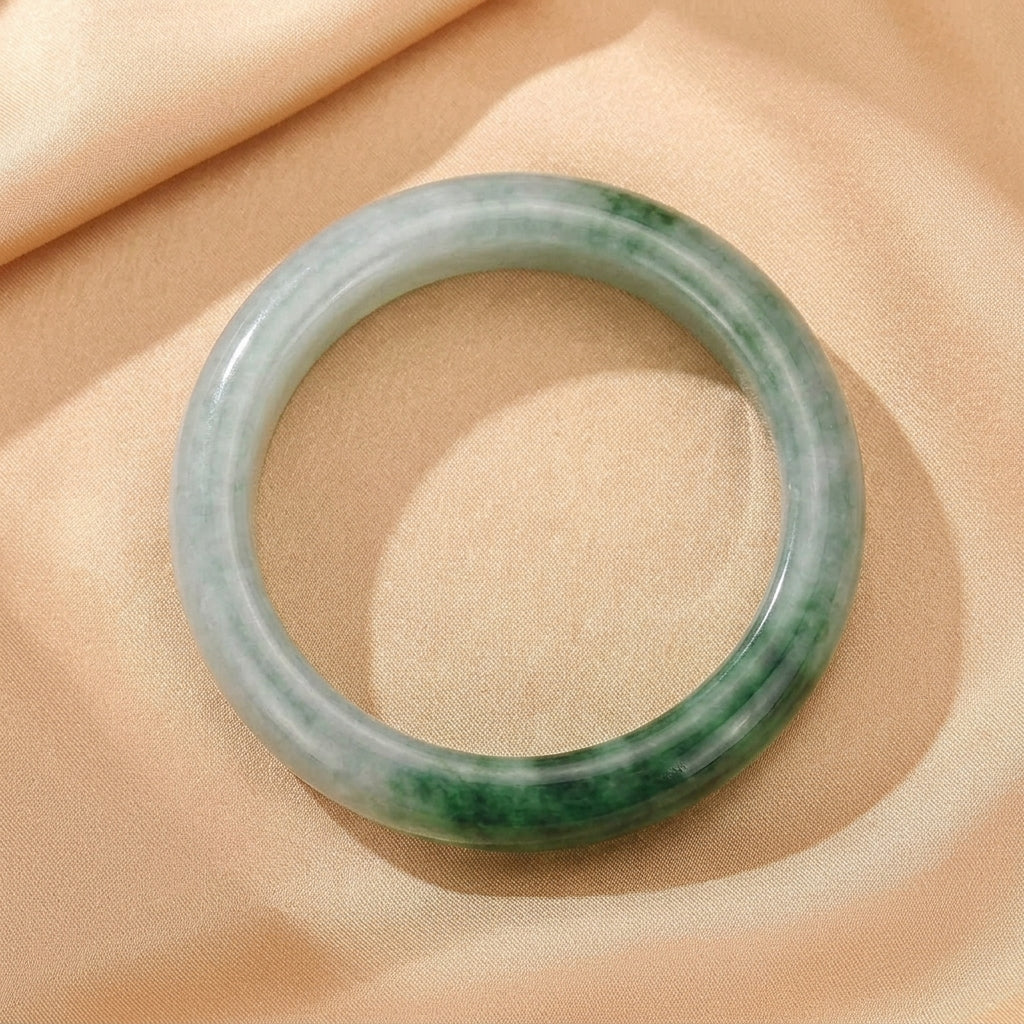 Bracelet Jonc Jade Vert – Symbole de Chance
