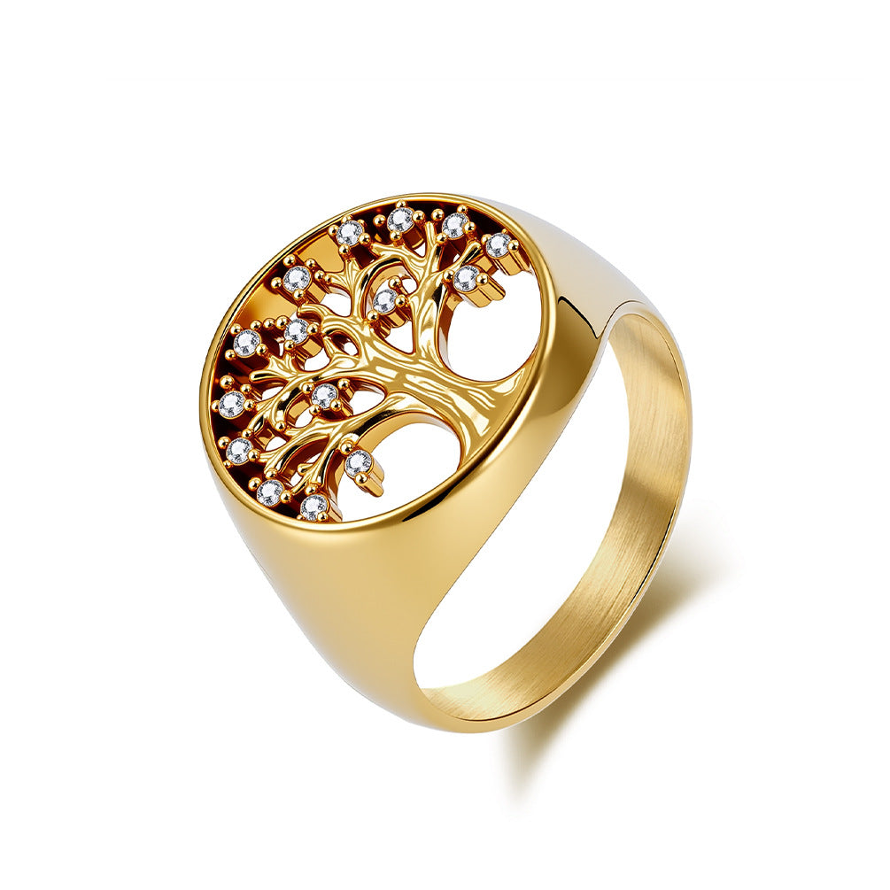 Bague Arbre de Vie – Équilibre Spirituel