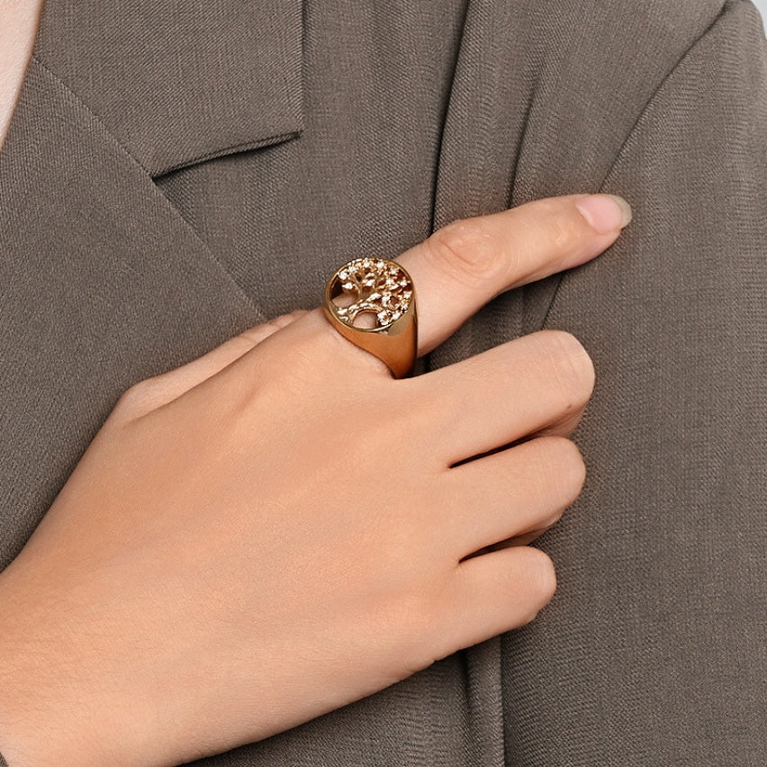 Bague Arbre de Vie – Équilibre Spirituel