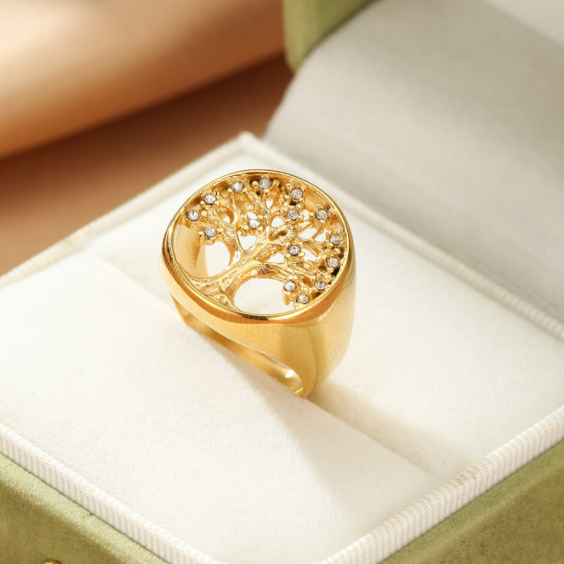 Bague Arbre de Vie – Équilibre Spirituel