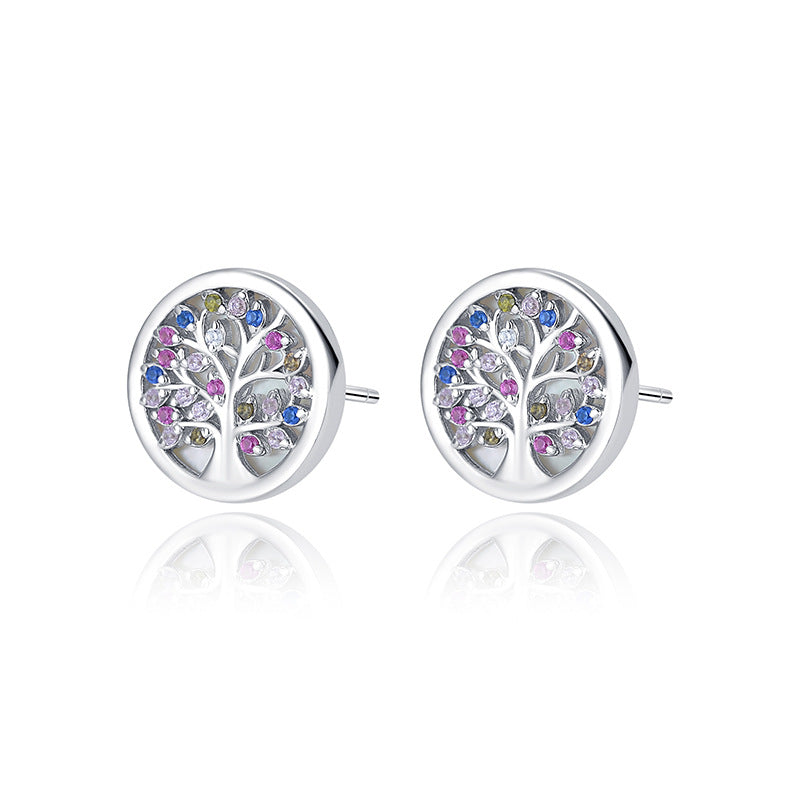 Tree of Life Earrings – Flourishing Life, Silver