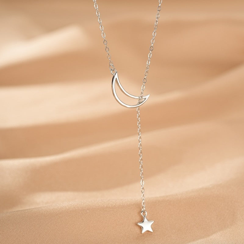Collier Lune – Ciel Paisible Argent