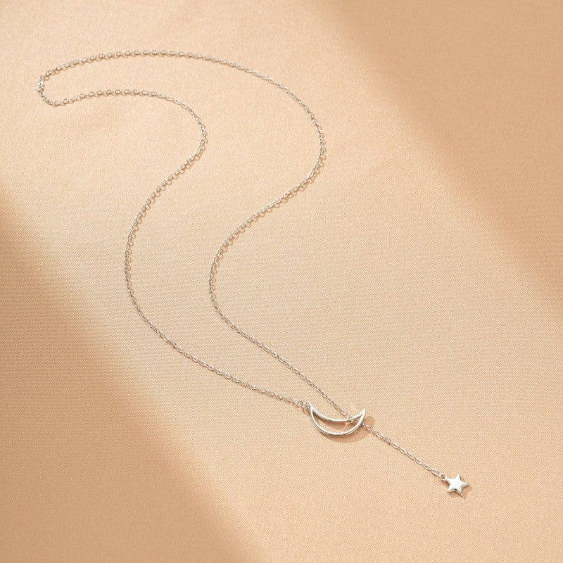 Collier Lune – Ciel Paisible Argent