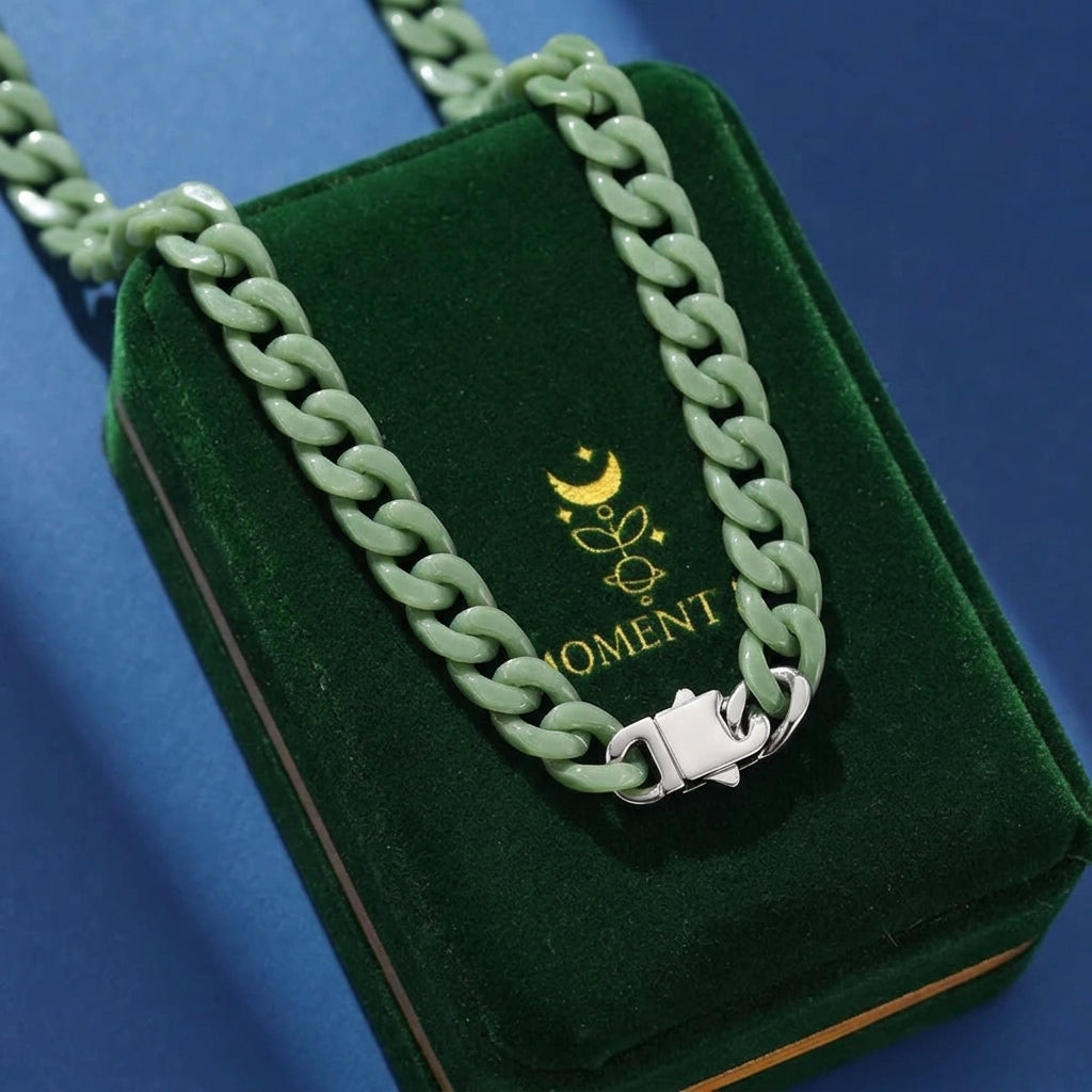 Collier Homme Jadéite – Gardien du Temple