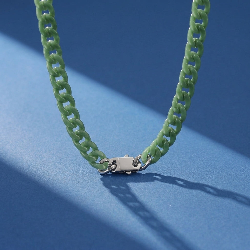 Collier Homme Jadeïte – Gardien du Temple