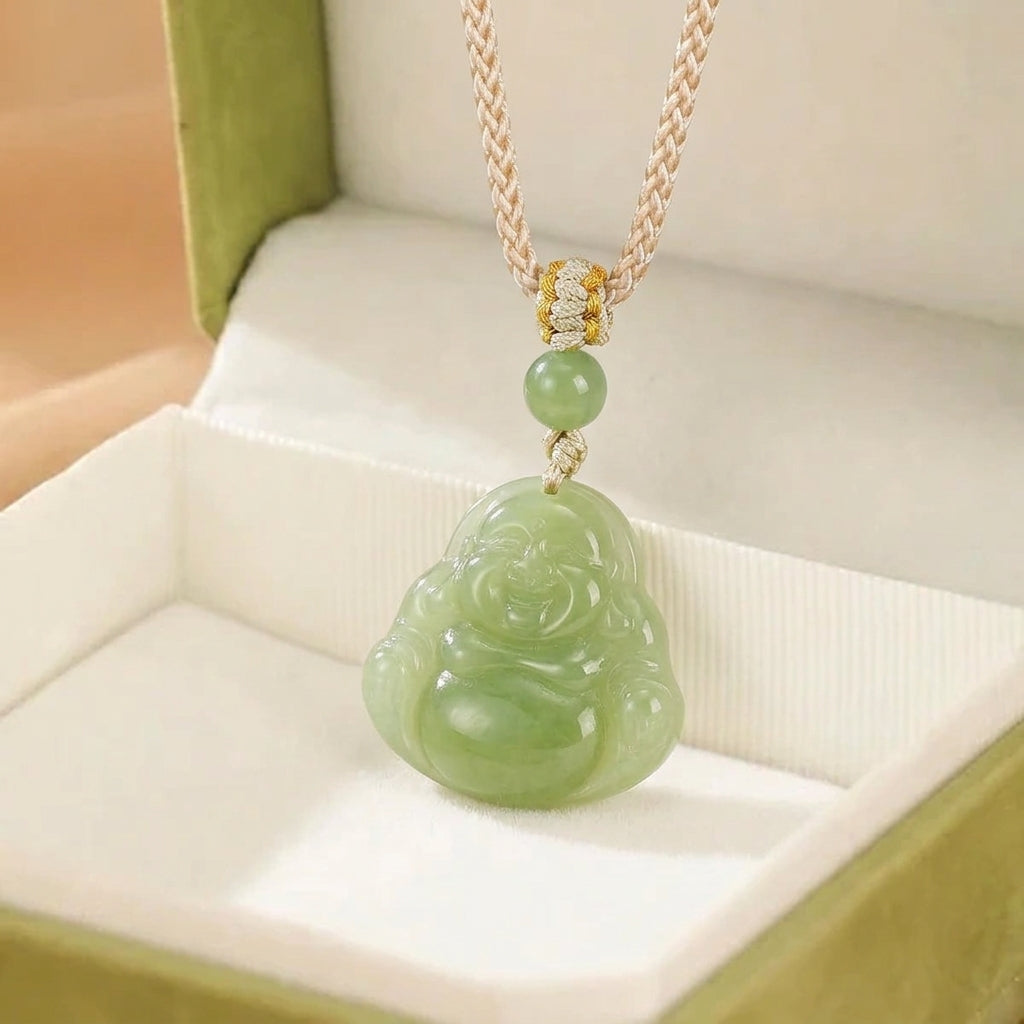 Collier Jade Néphrite – Onde de Bonheur