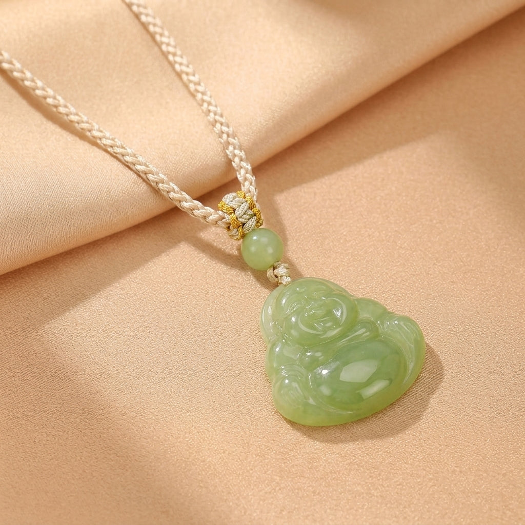 Collier Jade Néphrite – Onde de Bonheur
