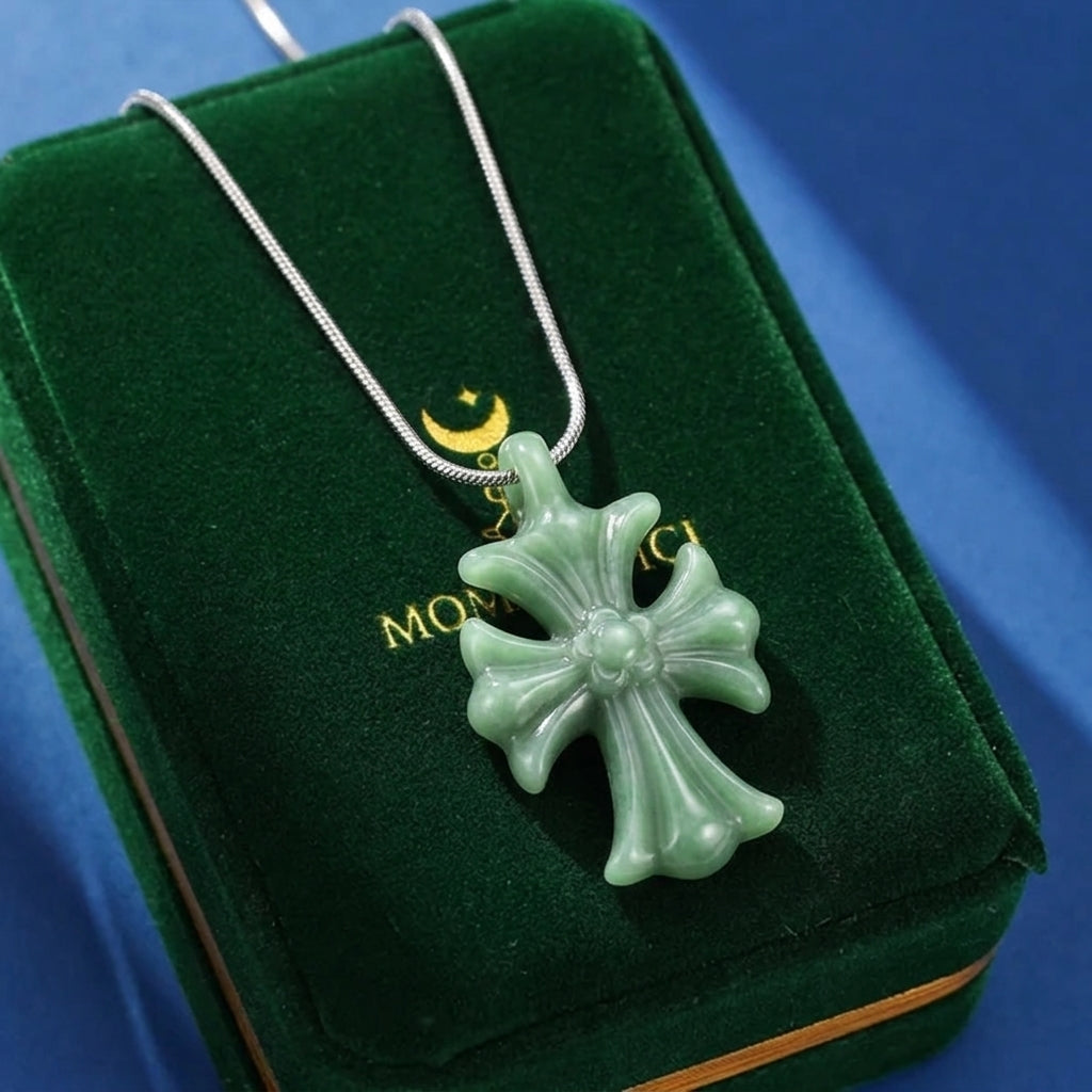 Collier Homme Jadéite – Guerrier de Jade