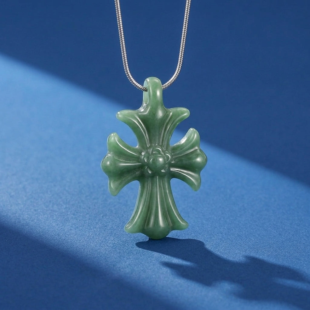 Collier Homme Jadéite – Guerrier de Jade