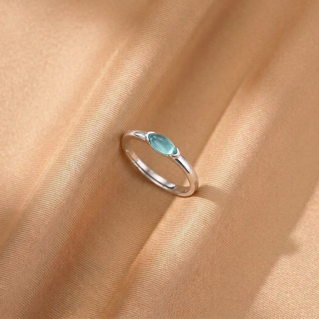 Bague Jadeïte – Harmonie de Jade, Argent