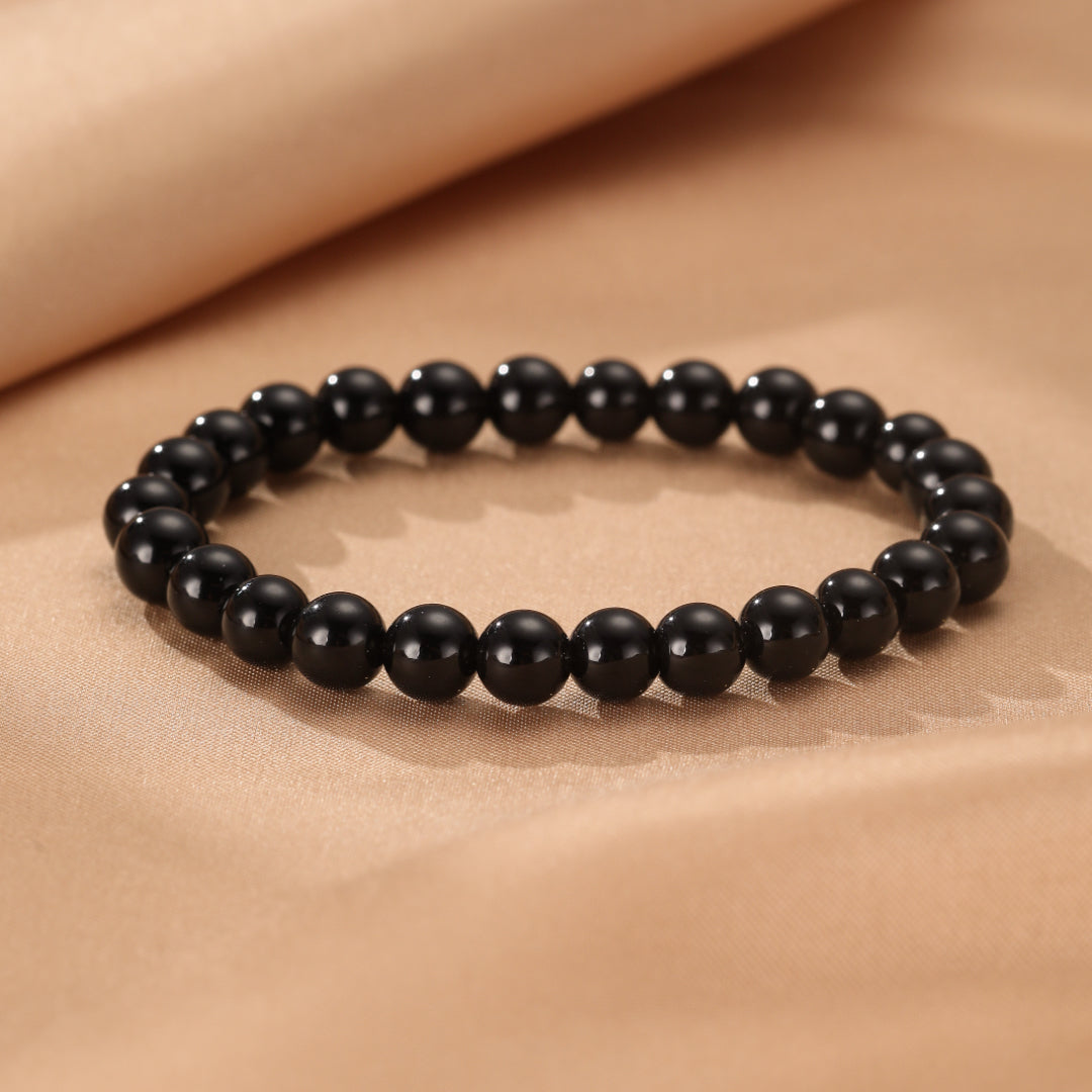 Bracelet Obsidienne – Force Silencieuse
