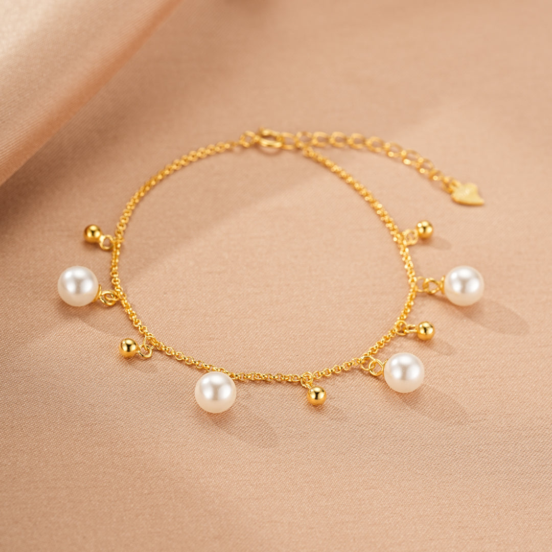 Bracelet Perle – Danse Lumineuse, Argent 925