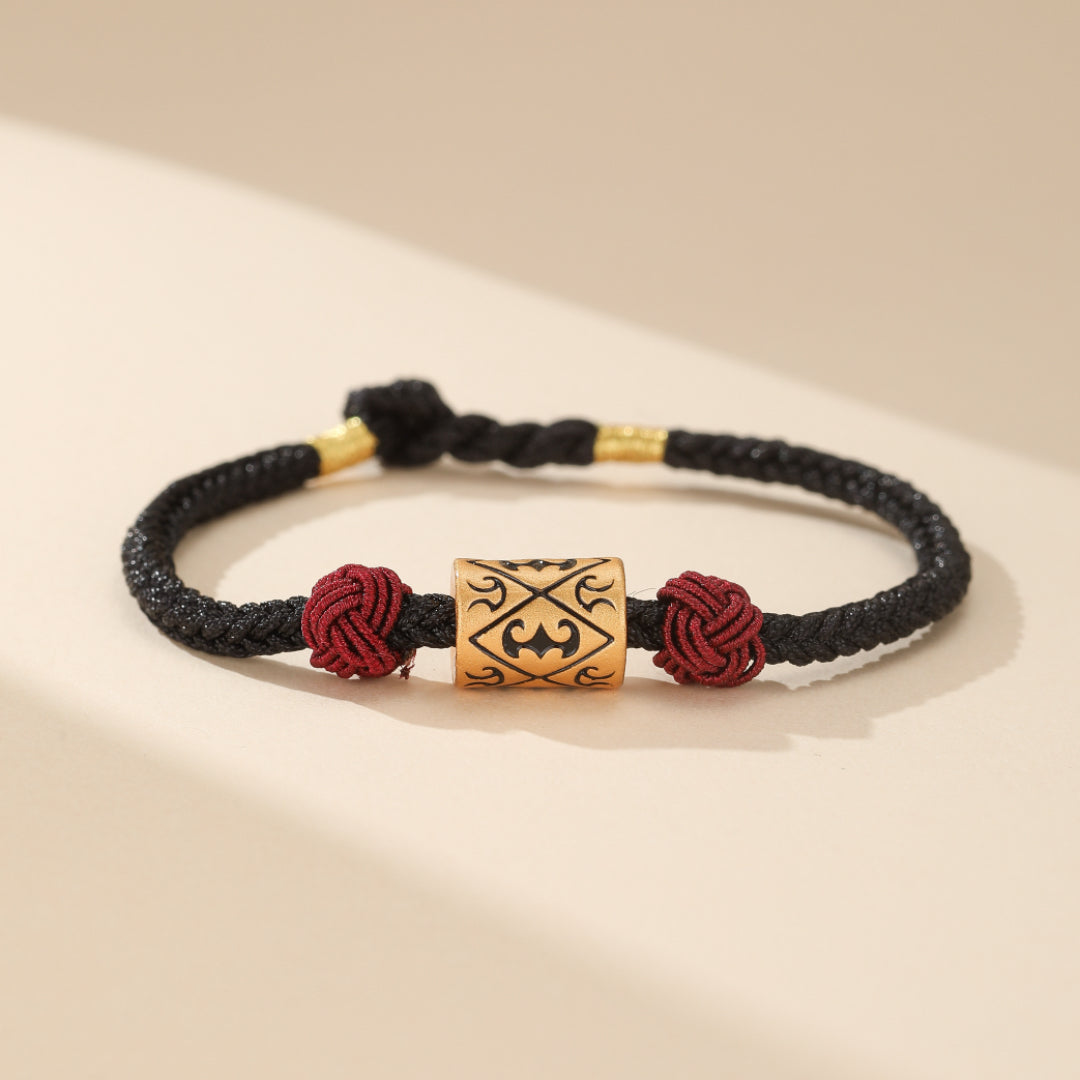 Bracelet Couple en Fil Rouge – Pareja, Argent