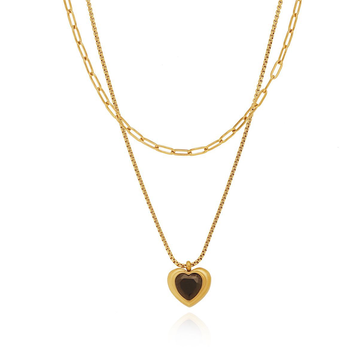 Collier Cœur – Cœur Éclatant