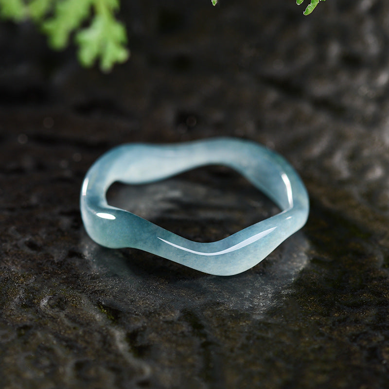 Bague Jadeïte – Reflets Éternels