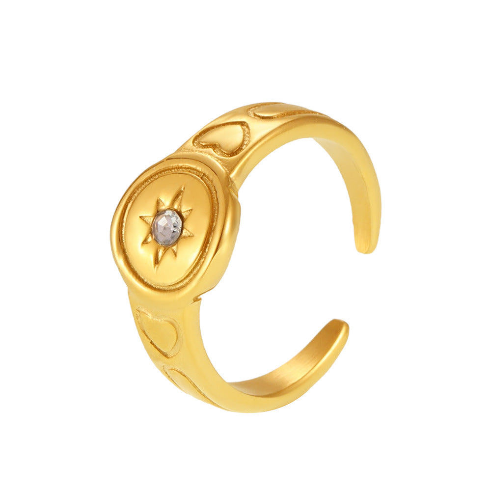 Bague Cœur – Amour Céleste