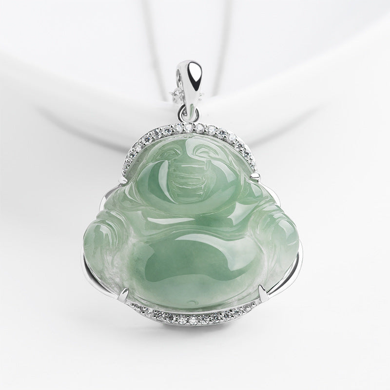 Collier Jadeïte – Tendresse Sauvage, Argent