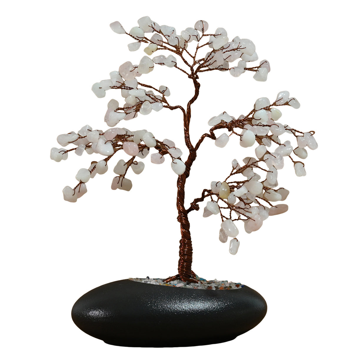 Arbre Feng Shui Quartz Rose – Fleur de Sérénité