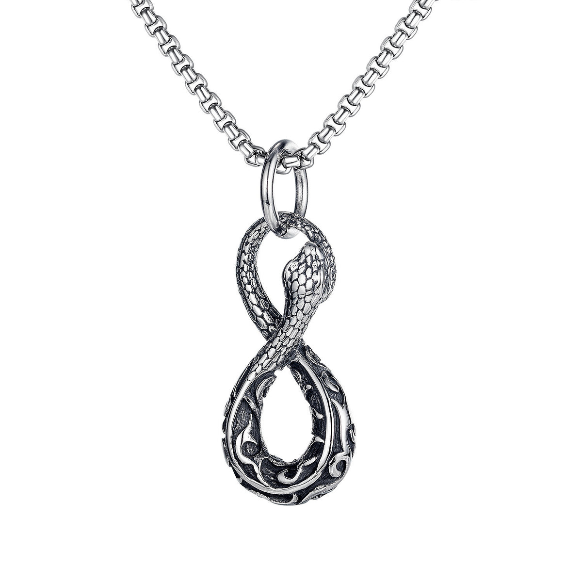 Collier Serpent – Étreinte Éternelle