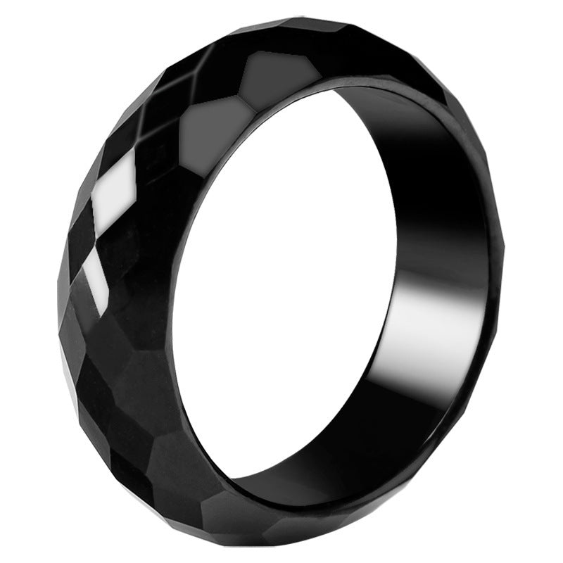 Bague Jade – Éclat Facetté