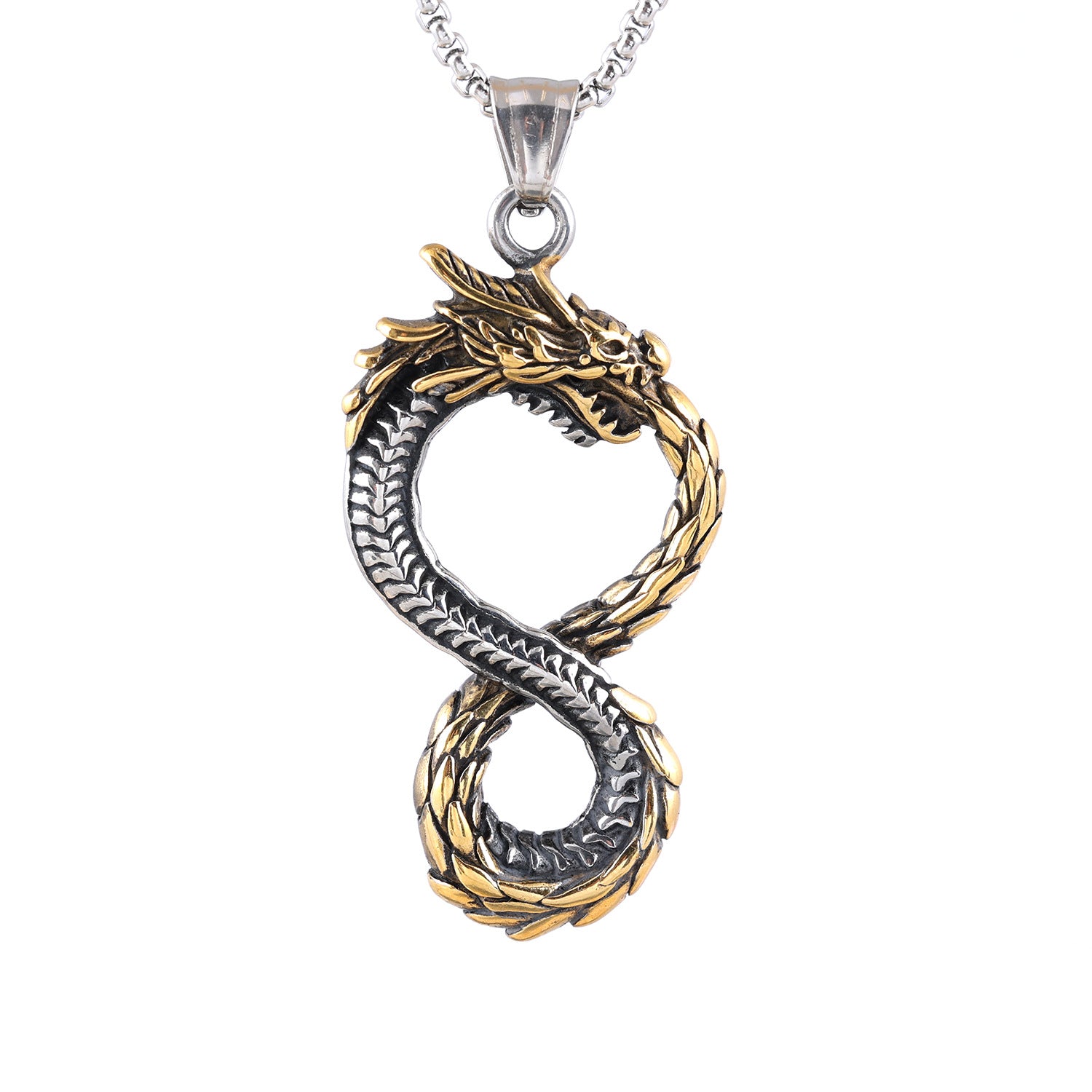 Collier Infini – Dragon Éternel