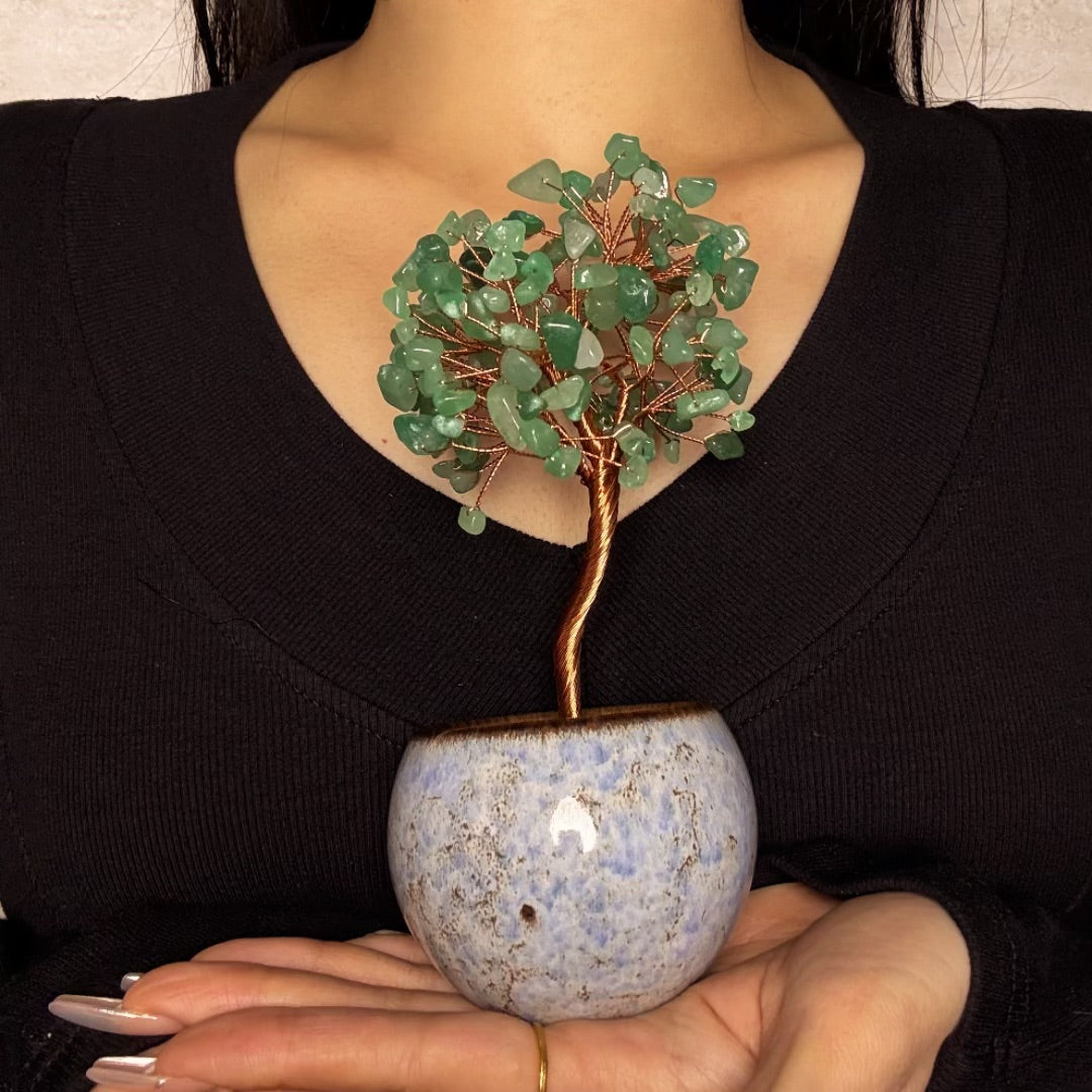 Arbre de Vie en Pierres Naturelles - Équilibre Sacré