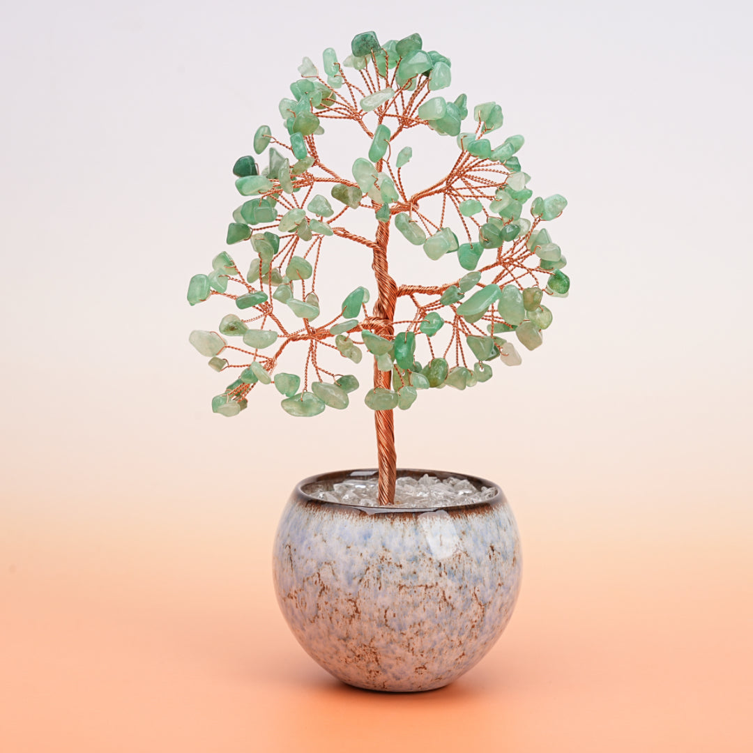 Arbre de Vie en Pierres Naturelles - Équilibre Sacré