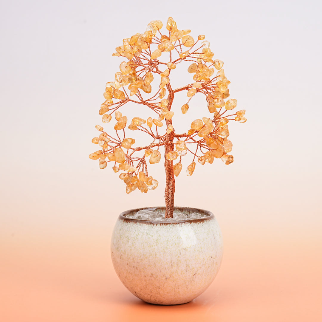 Arbre de Vie en Pierres Naturelles - Équilibre Sacré