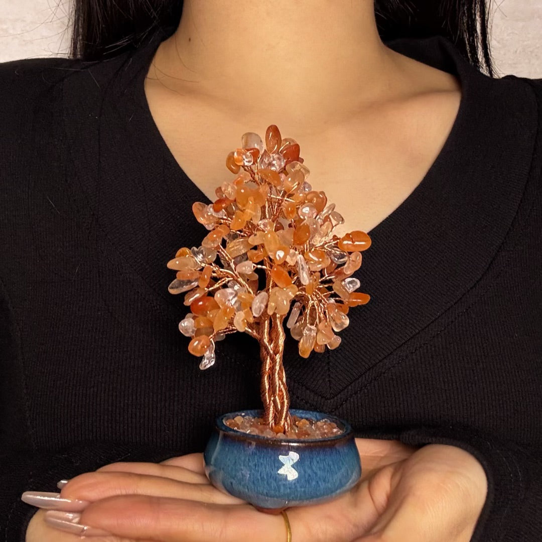 Arbre de Vie en Pierres Naturelles – Éveil Merveilleux