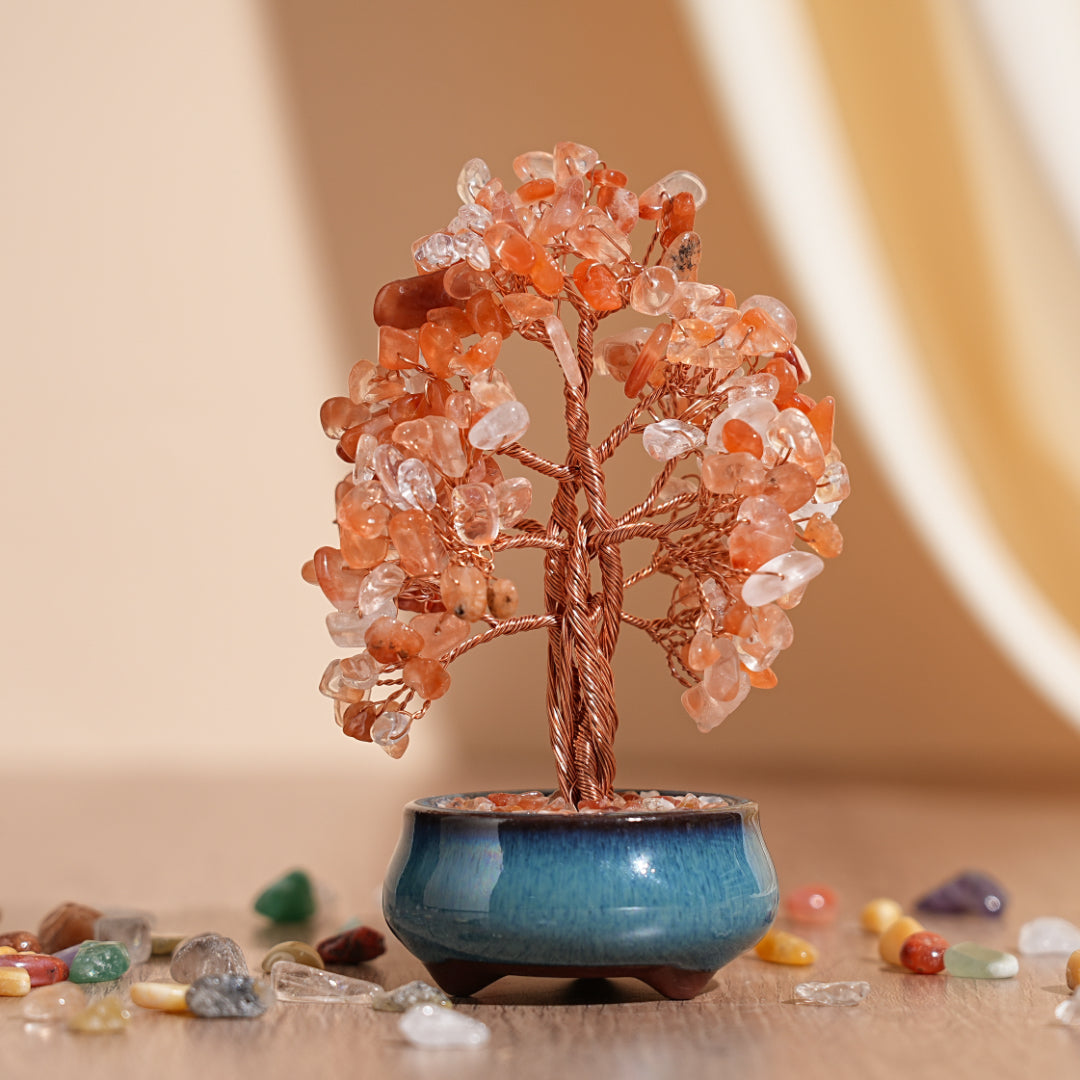 Arbre de Vie en Pierres Naturelles – Éveil Merveilleux