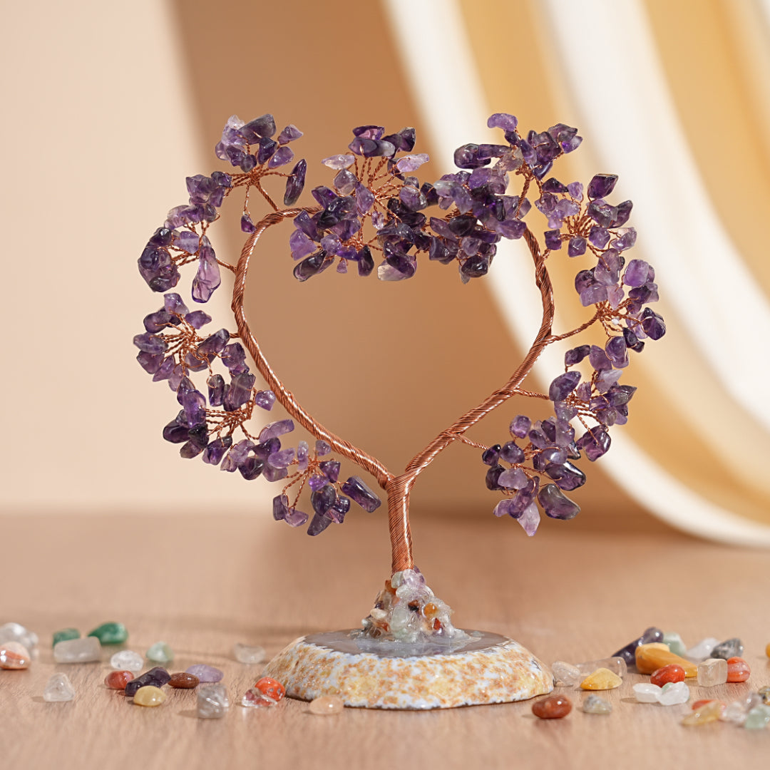 Arbre de Vie en Pierres Naturelles – Harmonie Amoureuse