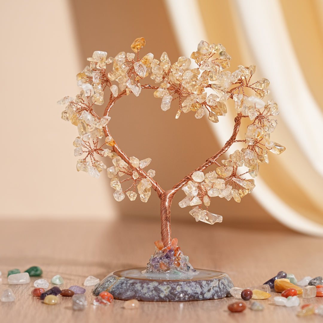 Arbre de Vie en Pierres Naturelles – Harmonie Amoureuse