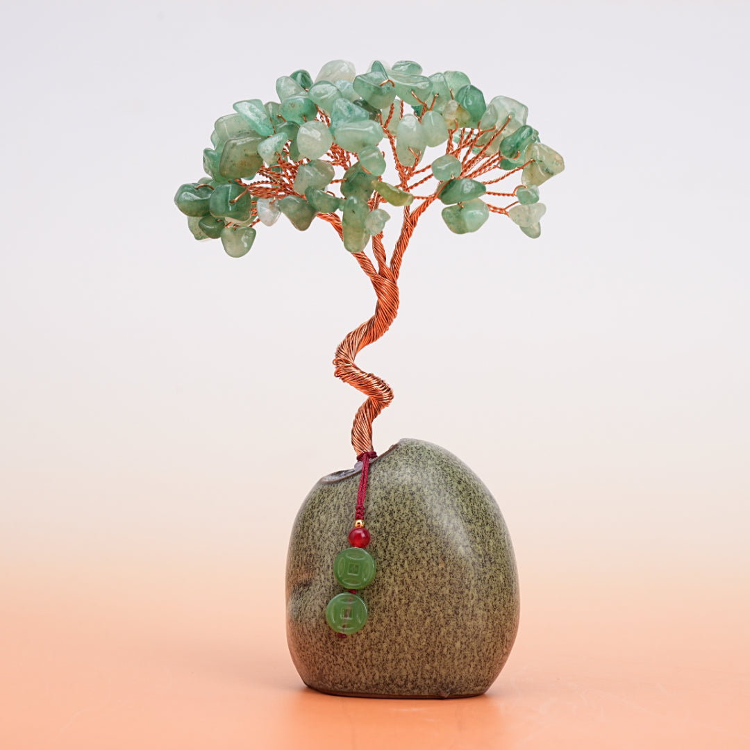 Arbre de Vie en Pierres Naturelles – Harmonie de Cristaux