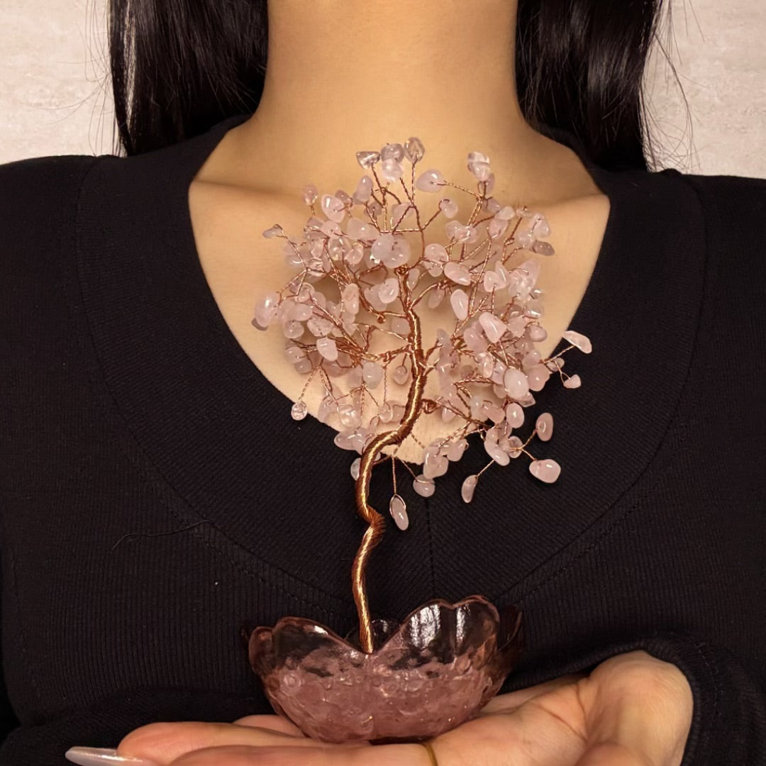 Arbre de Vie en Pierres Naturelles – Joyau Cristallin